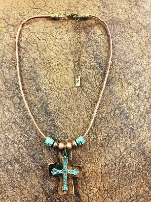 COLLIER LOLY CROIX TURQUOISE