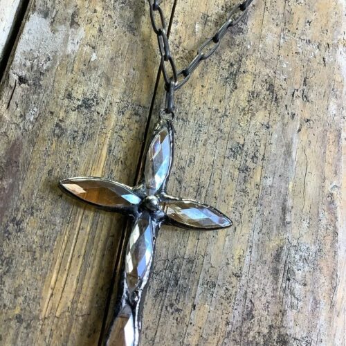Collier Pendentif Artistique En Cuivre Soudé - Pièce Unique, Imposant