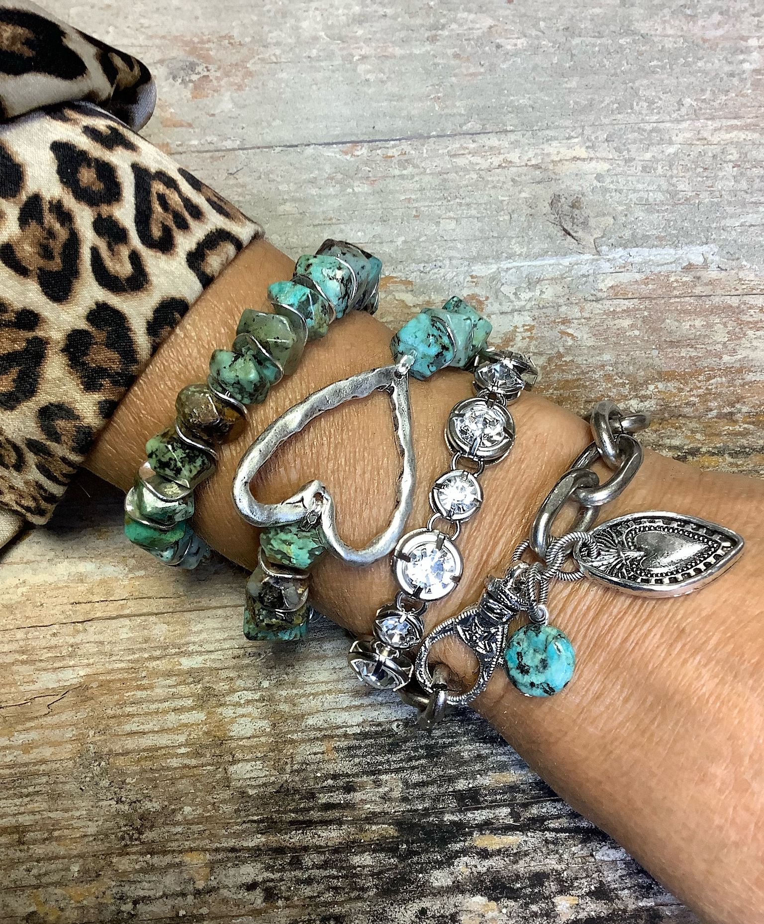 Bracelet à Maillons En Argent Massif - Occasion, Style Jonc, Couleur Argenté