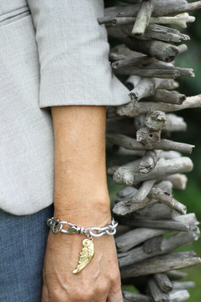 BRACELET WESLEY ARGENT DORÉ