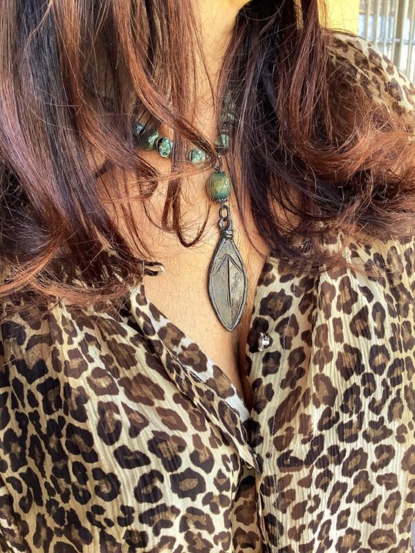 Woody rouille collier