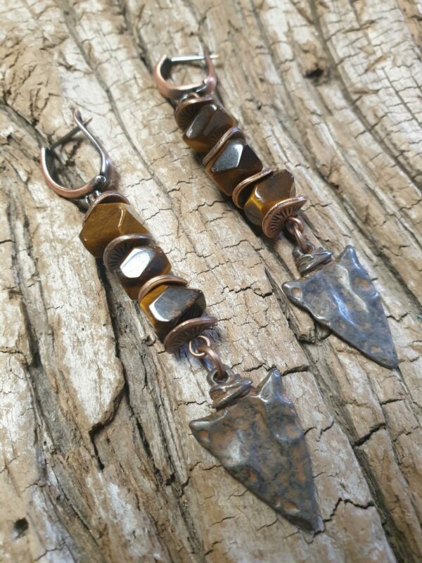 silex rouille marron