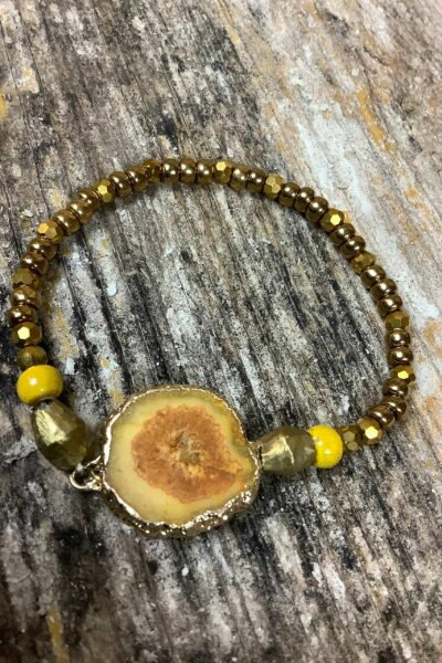 BRACELET BONNIE SIMPLE JAUNE