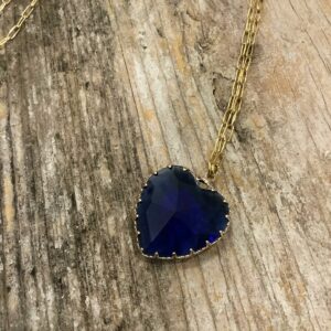 Corazon bleu collier 2