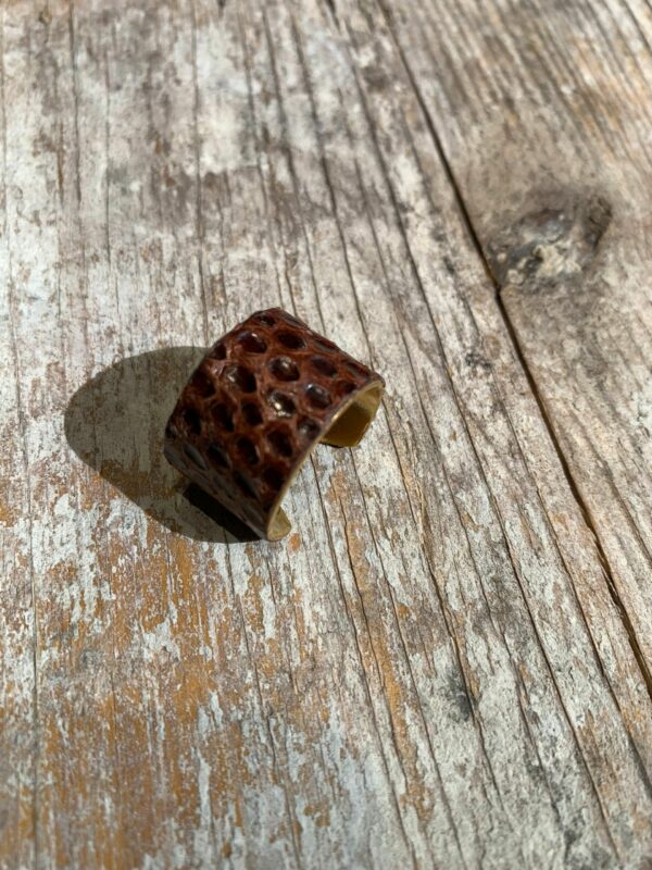 Zeste marron bague 2