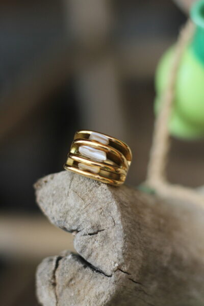 BAGUE VAGUE NACRE