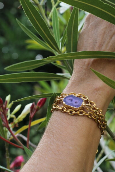 BRACELET LIME VIOLET