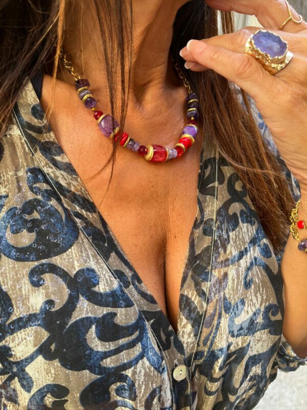 Infinity rouge collier 1