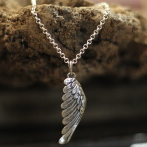 Fly argent collier 2