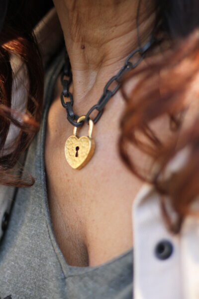 COLLIER LOCK ROUILLE