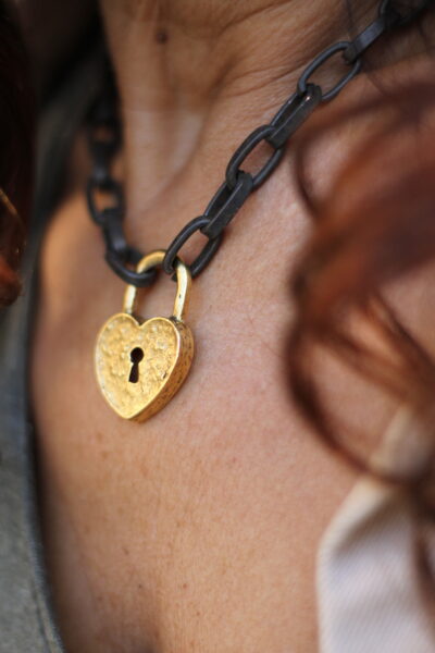 COLLIER LOCK ROUILLE