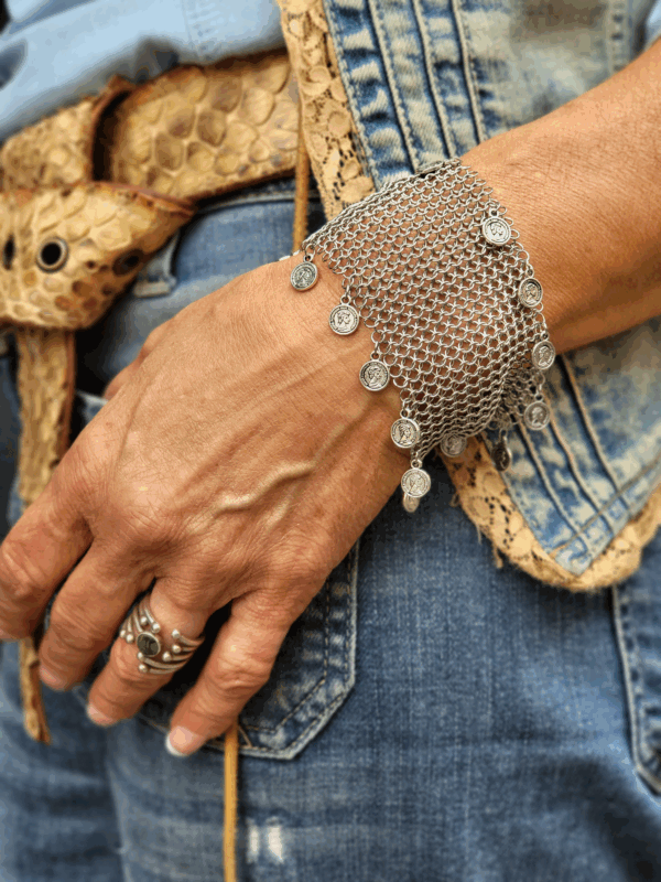 Strada argent médailles_bracelet