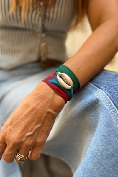 BRACELET TINA TIE DYE ARGENT