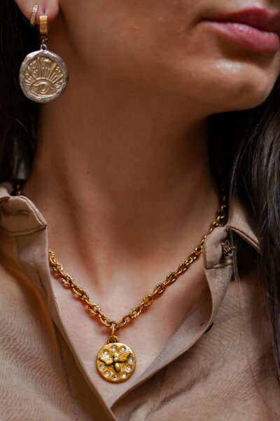 COLLIER BEE DORÉ