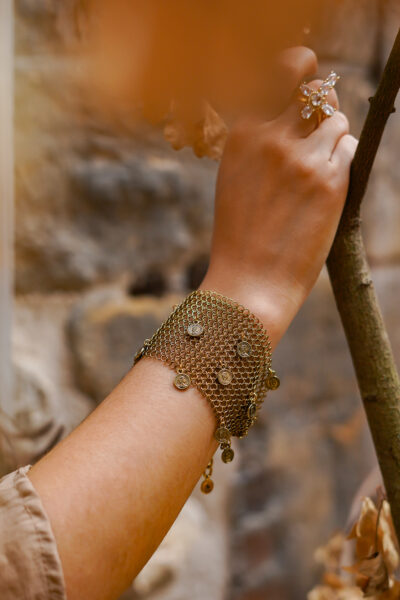 BRACELET STRADA MEDAILLES OR