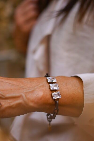 BRACELET MONOÏ BRUN RUSTIQUE