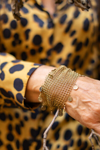 BRACELET STRADA MEDAILLES COTÉ OR