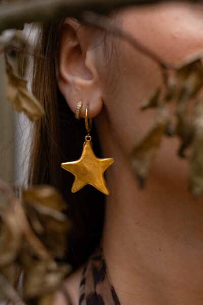 BOUCLES D'OREILLES STARFISH DORÉ