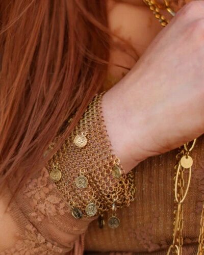 BRACELET STRADA MEDAILLES OR