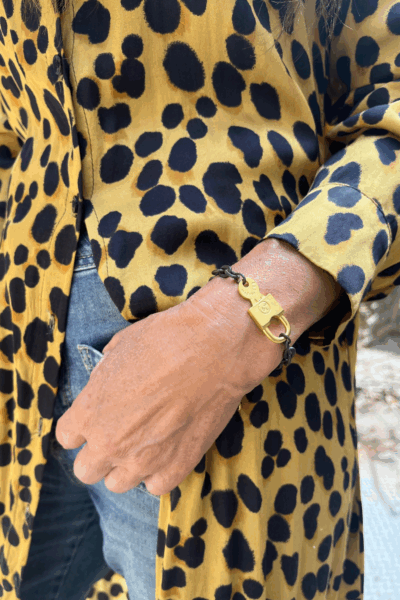 BRACELET KEY ROUILLE DORÉ