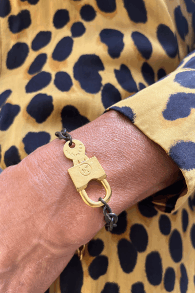 BRACELET KEY ROUILLE DORÉ