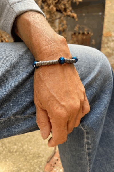 BRACELET DISCO BLEU