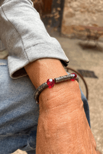 BRACELET DISCO ROUGE