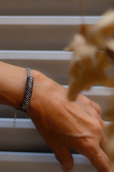 BRACELET HAVANA ARGENTÉ