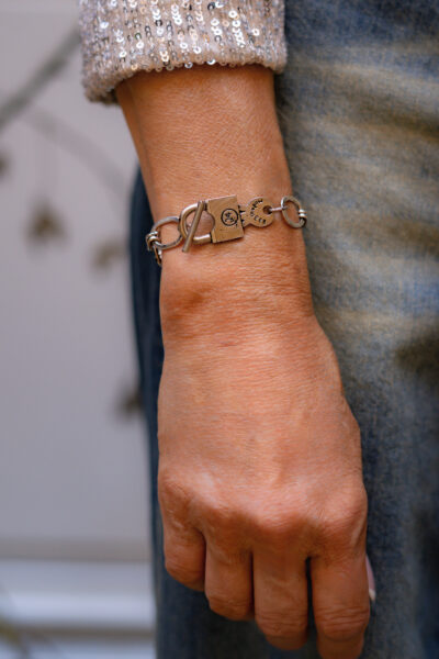 BRACELET KEY ARGENTÉ