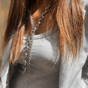 Tassy argent collier