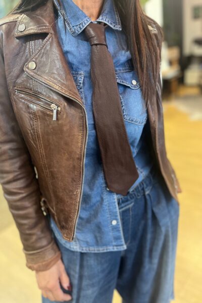 CRAVATE SAVANNA MARRON