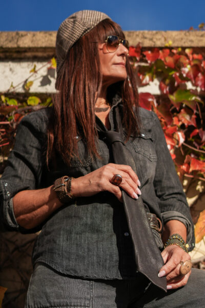 CRAVATE SAVANNA MARRON FONCÉ