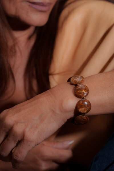 BRACELET ANNELISE CARAMEL