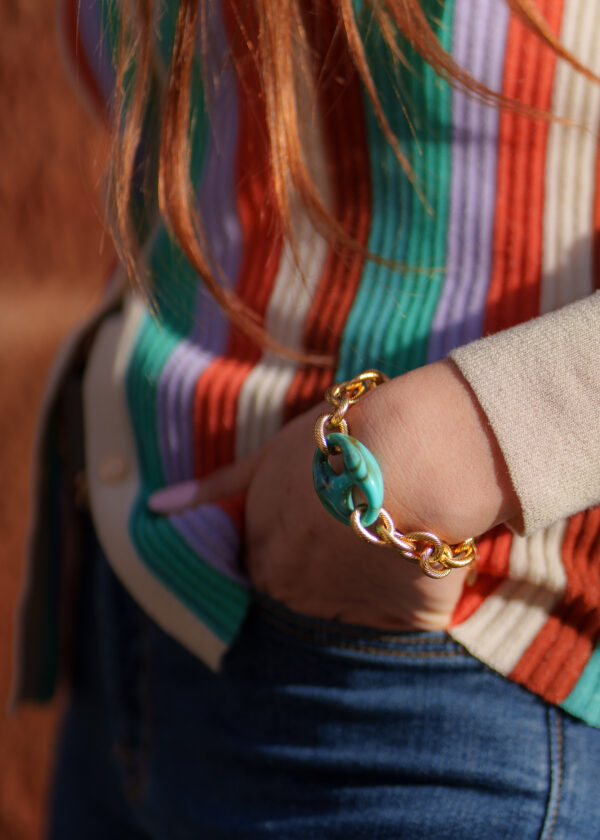 Caffée turquoise bracelet