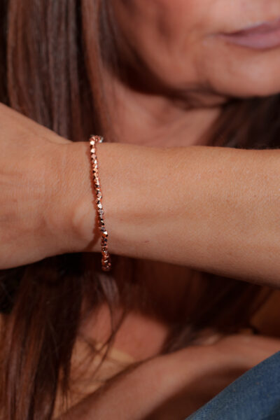BRACELET EVA OR ROSE