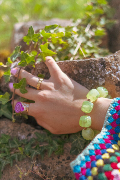 BRACELET ANA VERT POMME