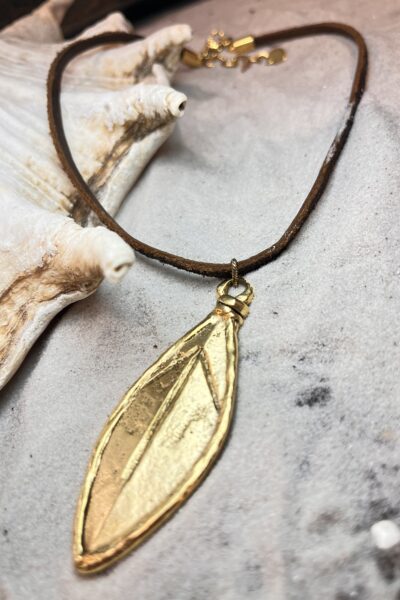 COLLIER WELEDA CAMEL DORÉ