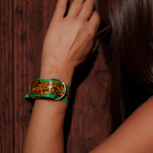 Iguan verte manchette