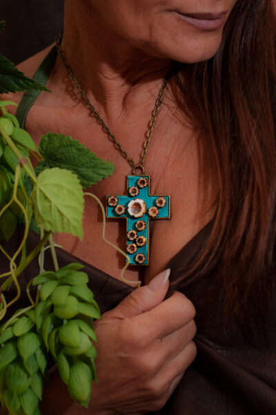 COLLIER MONICA TURQUOISE