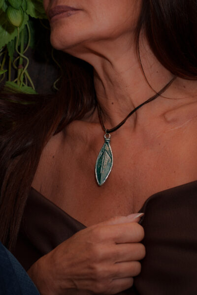 COLLIER WELEDA CAMEL ARGENTÉ