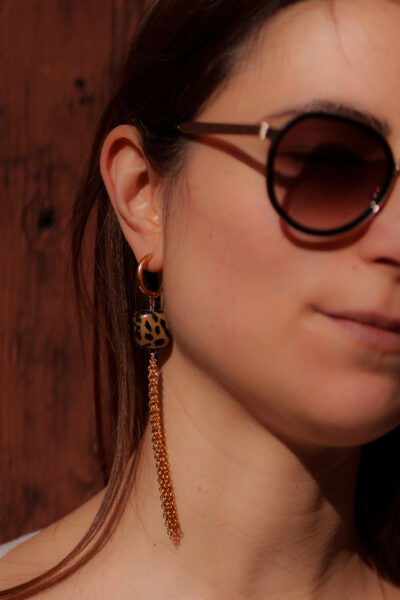BOUCLES D'OREILLES ANA LÉOPARD