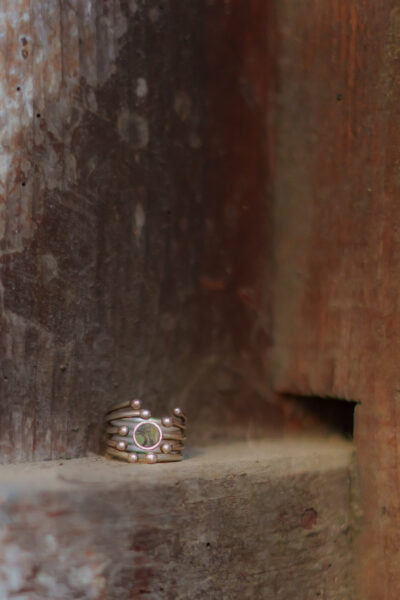 BAGUE ISABELLA JASPE VERT