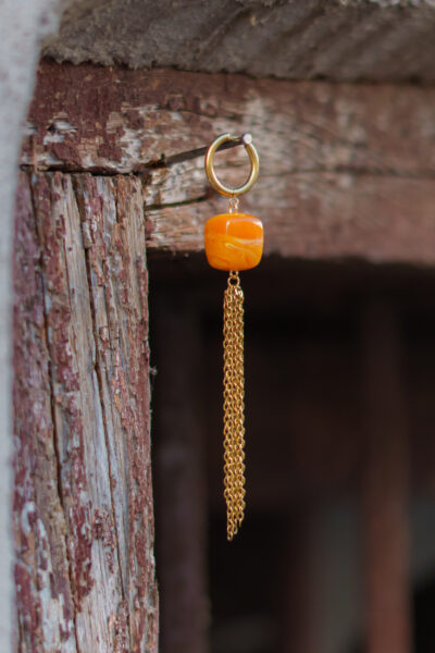 BOUCLES D'OREILLES ANA JAUNE