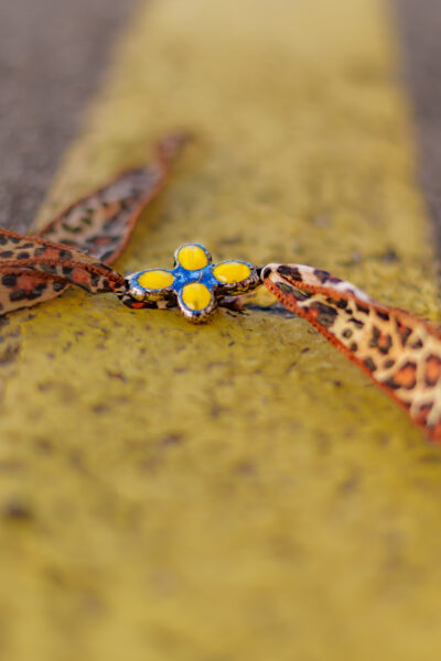 BRACELET FLEURIES JAUNE