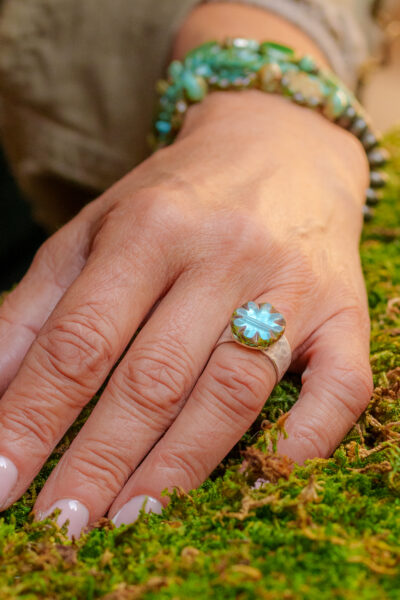 BAGUE LUPITA TURQUOISE