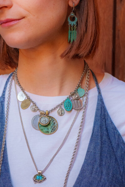 COLLIER MADDY TURQUOISE