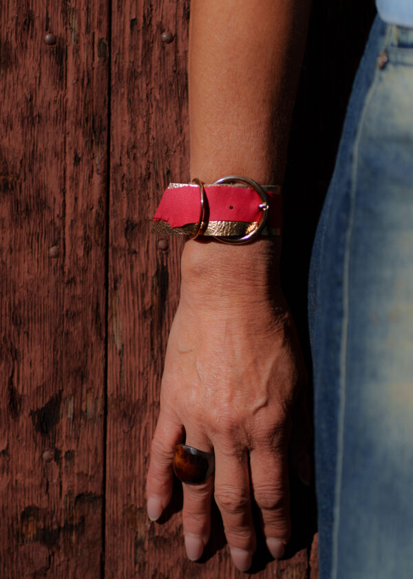 Iguan rose manchette