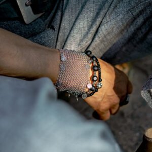 Strada pampilles argent manchette + Kelia bracelet + Mina bracelet.